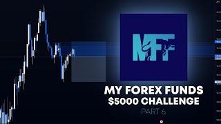 My Forex Funds $5000 Evaluation - Part 6 - We had to start again...