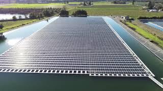 Healdsburg's Floating Solar Array