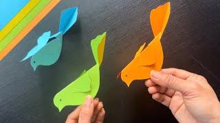 How to make paper birds | DIY bird using paper | Simple paper craft ideas