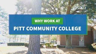 Why Work at Pitt Community College?