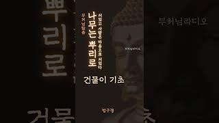 나무는 뿌리로 서 있고 사람은 마음으로 서 있다 | 부처님말씀 | 석가모니명언 | 인생지혜 | 명상의말씀