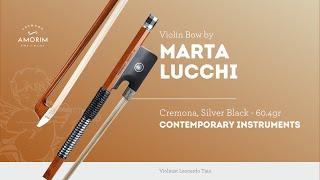 Violin Bow by Marta Lucchi, Cremona, Silver Black