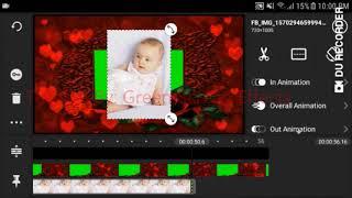 How to Add a Picture In Green Screen Video - Kinemaster Tutorial