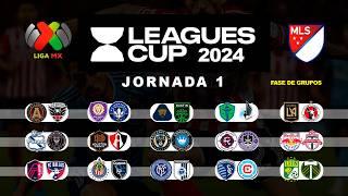 FECHAS, HORARIOS Y CANALES PARA LA JORNADA 1 DE LA LEAGUES CUP 2024 | FASE DE GRUPOS