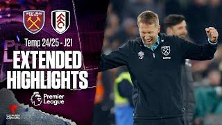 West Ham United vs. Fulham | Highlights Premier League | Jornada 21 | Telemundo Deportes