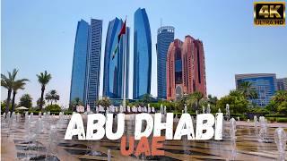 [UAE] Day Walk on Abu Dhabi Corniche and Emirates Palace Interior - 4K HDR