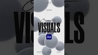 Create Cinematic Visual Motion Graphics in After Effects