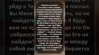 Иоанна 7:32-36 #Библия #Евангелие #СтихДня