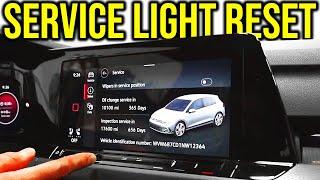 MK8 GTI / Golf R Service Light Reset | BOTH Methods!