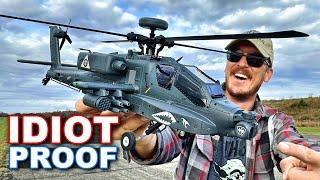 Advanced SMART AI Controlled Apache Helicopter ANYONE Can Fly!!!