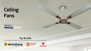 Best Ceiling Fan to buy with features on McCoy Mart