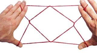 String Tricks! How To Make A 1 Diamond Jacobs Ladder