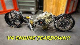 Rebuilding A Wrecked 2021 Ducati Panigale V4S (Part2)