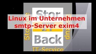 Linux im Unternehmen - Mailserver exim4 Installation und Konfiguration unter Debian