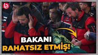 Çocuklarının cenazesinde kelepçeliydi! Adalet Bakanlığı'ndan o görüntüler için açıklama geldi!