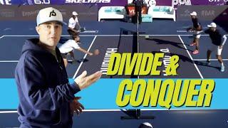 Pickleball's MOST DOMINANT Strategy EXPOSED - Johns/Johns vs Frazier/Johnson
