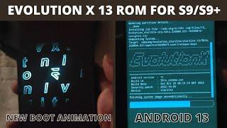 EVOLUTION X ROM 13 FOR SAMSUNG GALAXY S9/S9+ EXYNOS | 2022 | TECHRONZZ