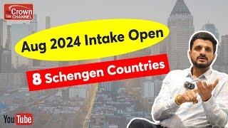 Study in Schengen | Study in Europe |  Sept 2024 Intake | Crown Immigration