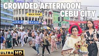 CEBU/Crowded Afternoon Hustle & Bustle Walk Tour UHD