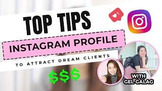 How to USE & OPTIMIZE INSTAGRAM Profile to Attract DREAM CLIENTS | Work From Home [English Subtitle]
