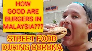 Trying a BURGER in Malaysia / Street food Penang / Is it as good as in the west? / TRAVEL VLOG