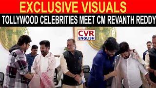 Exclusive Visuals: Tollywood Celebrities Meets CM Revanth Reddy |CVR English