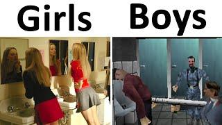 BOYS VS GIRLS MEMES