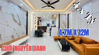 Bán Nhà Quận 12 | Nhà Phố 2 Mặt Tiền Hẻm Trước Sau Cuối Đường Nguyễn Oanh Về Q.Gò Vấp 200M