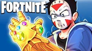 FORTNITE BR - THANOS INVADES THE MAP! (Infinity Gauntlet Gameplay)