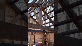 Timber Framing:  30x32 open span home addition