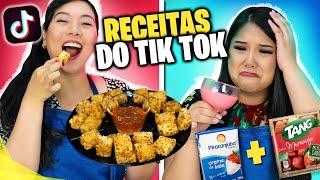 TESTANDO RECEITAS DO TIK TOK VIRAIS | Blog das irmãs