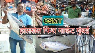 mumbai csmt fish market | Wholesale fish market in mumbai | होलसेल फिश मार्केट csmt | फिश मार्केट