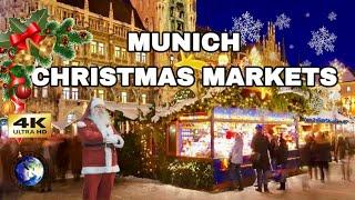 Christmas Markets Munich 2024 | Marienplatz Walking Tour of & Holiday Magic!