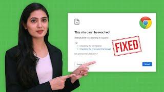 This Site Can't be Reached Problem | How to Fix This Site Can't be Reached Error in Google Chrome