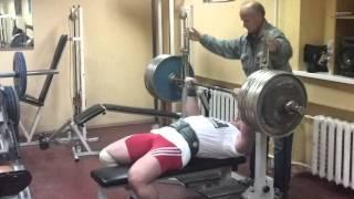 Mindaugas Jaras Bench Press 225 kg