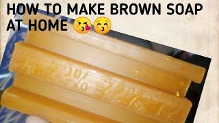 How to make Brown Laundry Soap at home