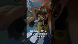 0.81mm Copper Wire 27 Turns Small Toroidal Coil Inductor Core Semi Automatic Winding Machines