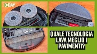 Robot lavapavimenti: quale lava meglio tra rullo e panno?