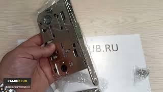 Защелка врезная Fuaro (Фуаро) PLASTIC P96WC-50 SN мат. никель