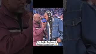 The celebs courtside at MSG 