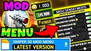 Sniper 3D Mod Menu Apk 2024 - Unlimited Money & Free Shopping || Unlimited Ammo & Unlock Premium