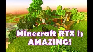 Minecraft RTX is AMAZING (Golden Pond)