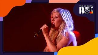 Ellie Goulding - I Need Your Love and Burn (live at The BRIT Awards 2014)