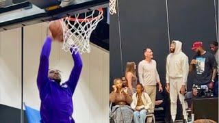 Bronny James Jr South Bay Lakers Debut