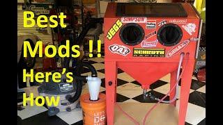 Harbor Freight Blast Cabinet Upgrade Kit  Easy Install