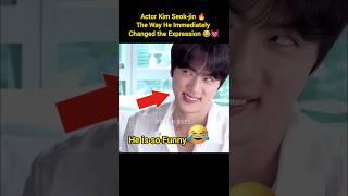 The Way Jin Chaged His Expression He is So Funny  #jin #fypviralシ #bts