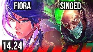 FIORA vs SINGED (TOP) | KR Diamond | 14.24