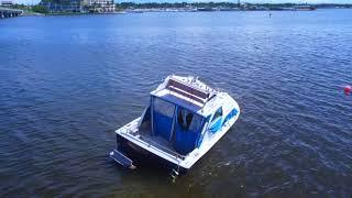 Jeffrey Scottd - Tribute to abandoned boat in Bay Pines , Florida - Boca Ciega Bay - 4k. DJI Mini 2.