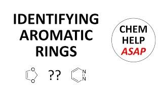 identifying aromatic rings and aromatic electron counts