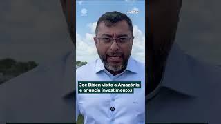 Joe Biden visita a Amazônia e anuncia U$ 50 milhões em investimentos | #domingoespetacular #shorts